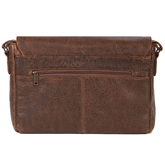 Scully AeroSquadron Collection Leather Laptop Messenger Brief #5