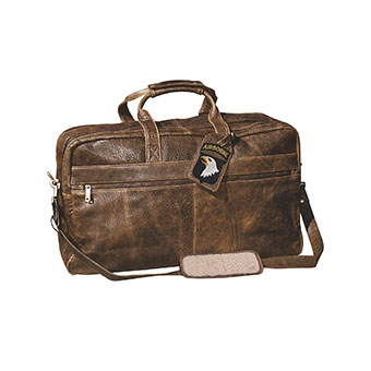 Scully Aerosquadron Collection Walnut Antique Lamb Duffel Bag - Large
