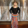 Scully Honey Creek Serape Maxi Skirt