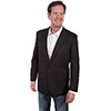 Scully Men's Traditional Western Blazer - Black