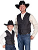 Scully Children's Rangewear Paisley Vest - Black