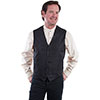 Scully Men's Rangewear Classic Paisley Vest - Black