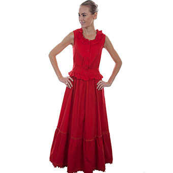 Rangewear Ladies Petticoat - Red