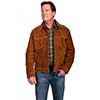 Scully Men's Modified Suede Jean Jacket - Cafe Brown