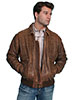 Scully Men's Aerosquadron Collection Leather Bomber Jacket