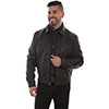 Scully Men's Basic Contemporary Western Jacket - Black Lamb