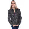 Scully Ladies Contemporary Lamb Jacket - Olive