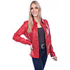 Scully Ladies Contemporary Lamb Jacket - Red
