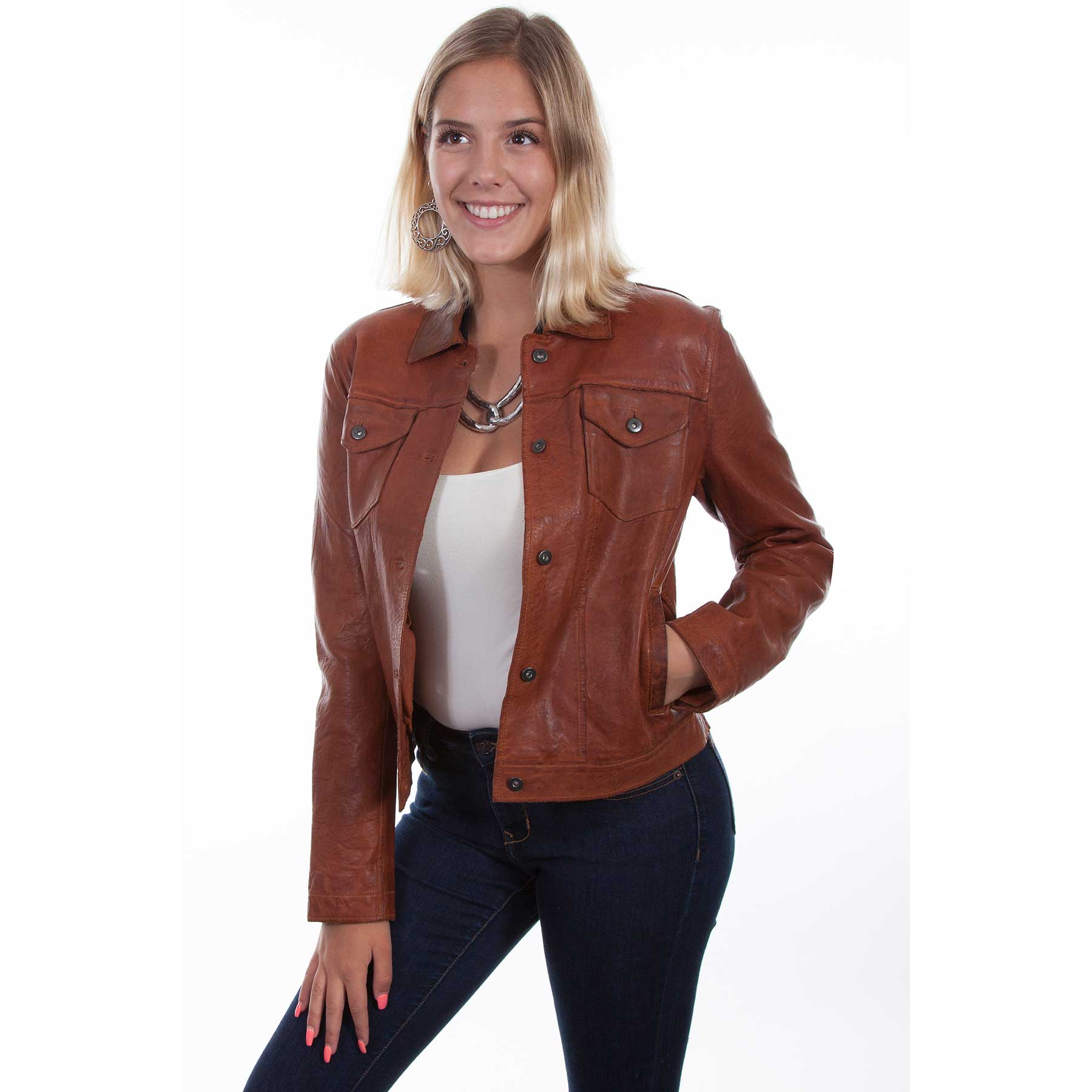 scully leather jacket womens