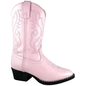 Smoky Mountain Youth's Denver Leather Western Boot - Pink