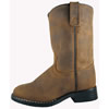 Smoky Mountain Youth's Leather Roper - Oiled Distressed Brown