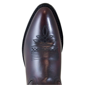Smoky Mountain Men's Denver Leather Western Boots - Black Cherry #2