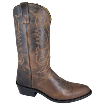 Smoky Mountain Men's Denver Leather Western Boots - Brown