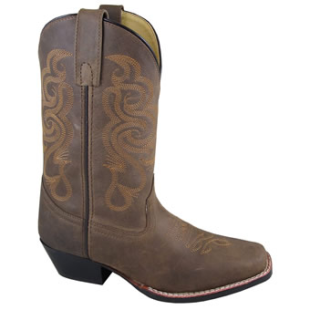 Smoky Mountain Western Boot Womens Lariat Square Brown Distress 6274