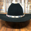 Hand Hitched Horse Hair Hatband - Aztec